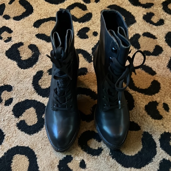 Kelsi Dagger Breda Combat Boots - Picture 3 of 6